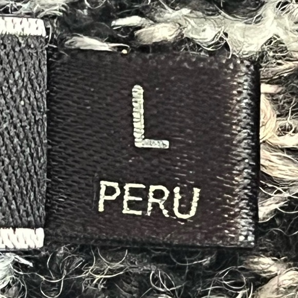 Peruvian Connection Alpaca Silk Cardigan Sweater Sz L Chunky Quiet Luxury Warm - Picture 5 of 15